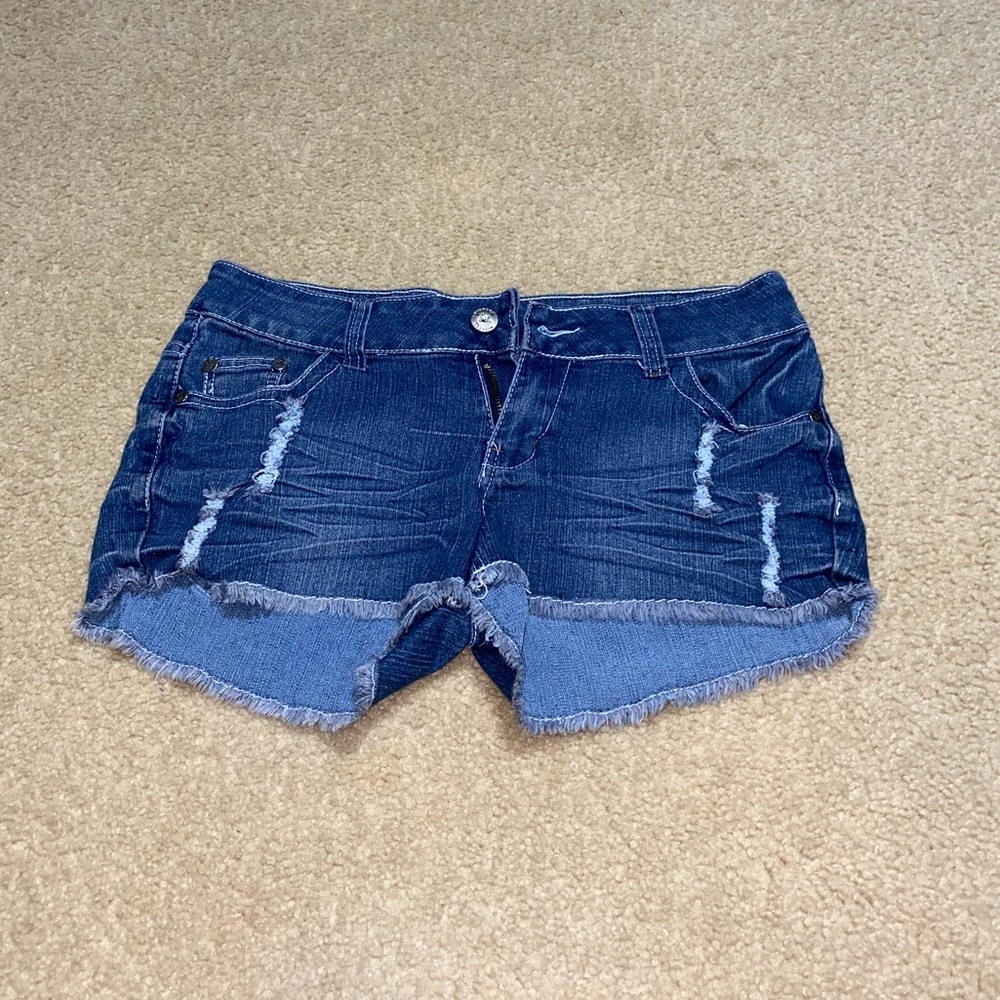 Blue jeans shorts